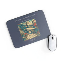 Thumbnail for VINTAGE G4326 - The Silk And Bamboo Test - Designed Mouse Pads design on navyblue rectangle