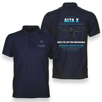 Thumbnail for Freefly Alta X design on navy blue polo