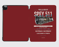Thumbnail for SPEY 511 design on dark red ipad tablet case