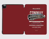 Thumbnail for CONWAY design on dark red ipad tablet case