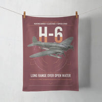 Thumbnail for Heinkel He 111H-6 design on dark red towel