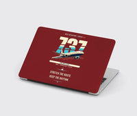 Thumbnail for Boeing 737-400 Classic design on dark red MacBook case