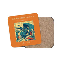 Thumbnail for The Air Ambulance Run - Designed Coasters design on orange 1-piece