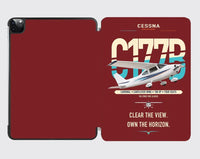 Thumbnail for Cessna 177B Cardinal design on dark red ipad tablet case