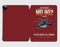 Thumbnail for MD Helicopters MD 902 Explorer design on dark red ipad tablet case
