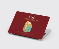 Thumbnail for Sumburgh Airport (LSI) design on dark red MacBook case