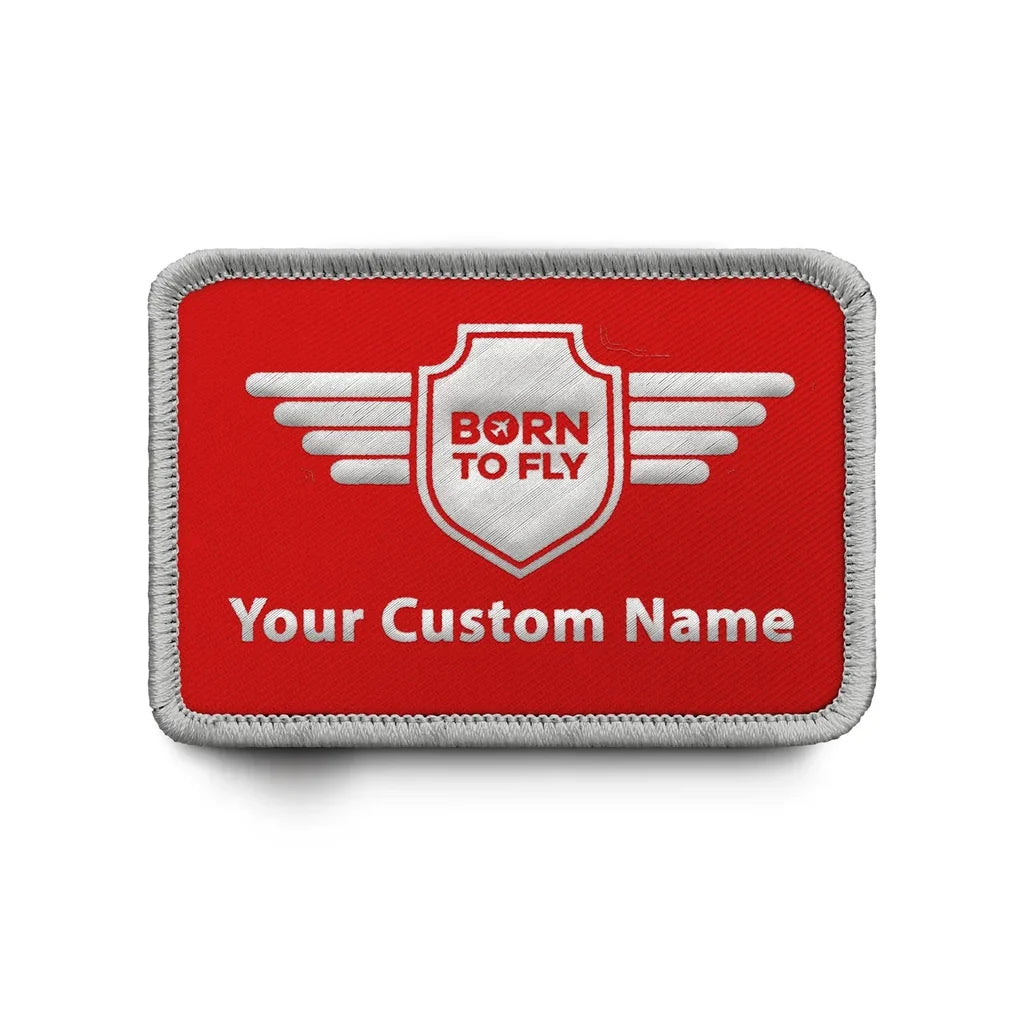 Customisable Born to Fly Embroidery Patch - view 12