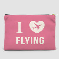Thumbnail for I Love Flying Zipper Pouch - view 12