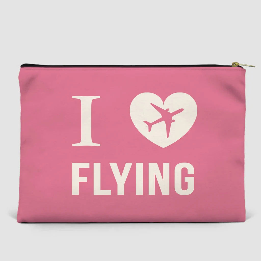 I Love Flying Zipper Pouch - view 12