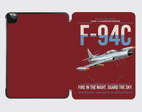 Thumbnail for F-94C Starfire design on dark red ipad tablet case
