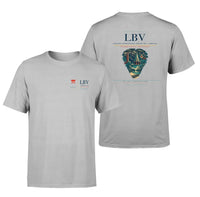 Thumbnail for Leon-Mba International Airport (LBV) design printed on light gray double-side t-shirt