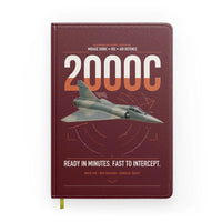 Thumbnail for Dassault Mirage 2000C RDI design on dark red notebook