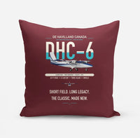 Thumbnail for DHC-6 Twin Otter Classic 300-G design on dark red pillow