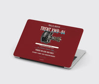 Thumbnail for TRENT XWB-84 design on dark red MacBook case
