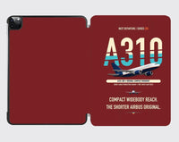 Thumbnail for Airbus A310-200 design on dark red ipad tablet case
