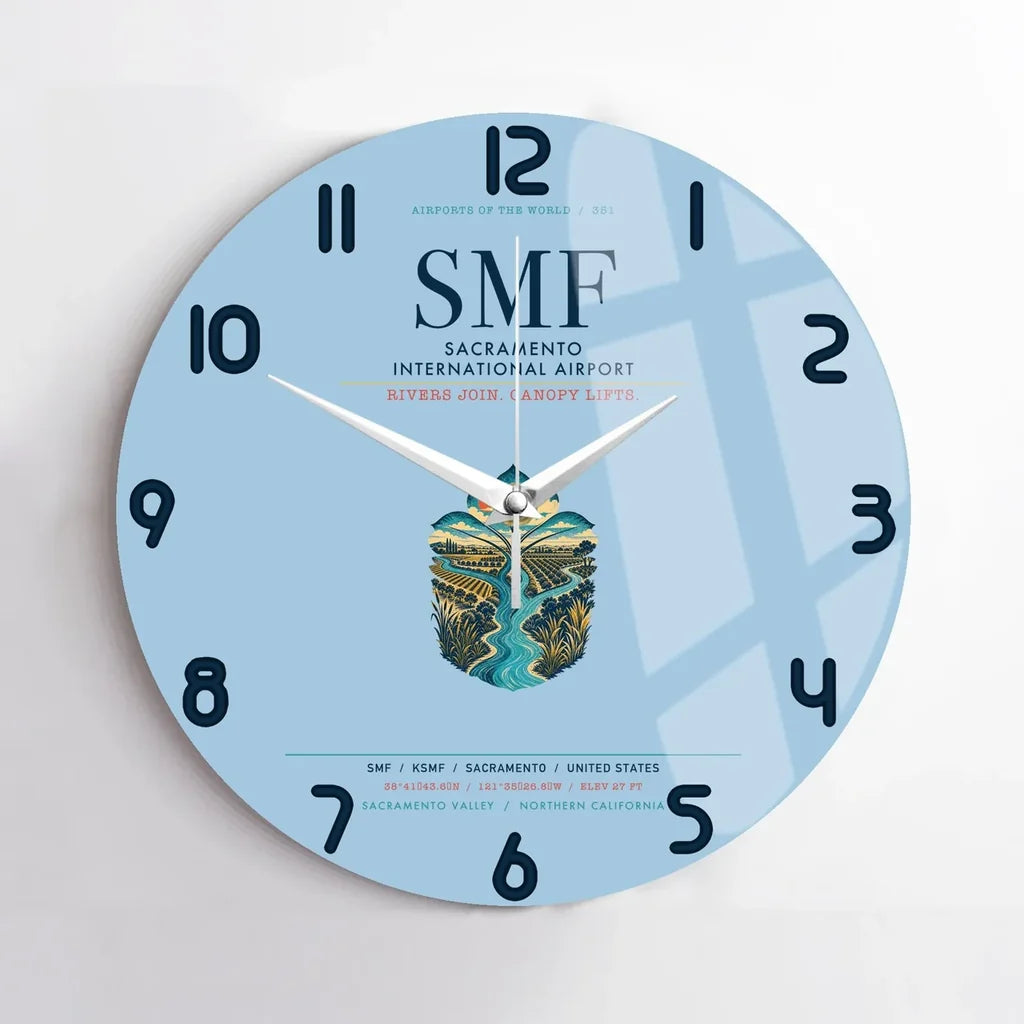 Sacramento International Airport SMF - Blue