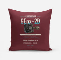 Thumbnail for GEnx-2B design on dark red pillow
