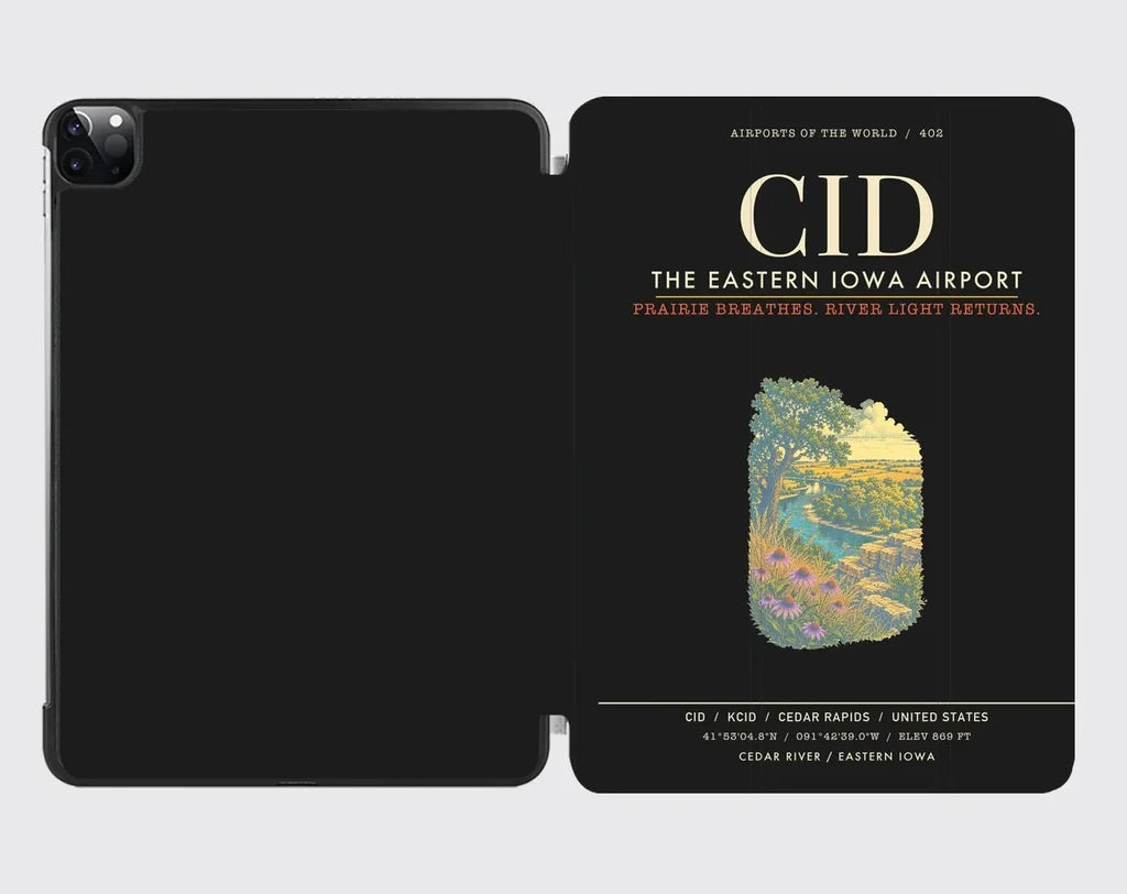 The Eastern Iowa Airport Cedar Rapids CID - Black