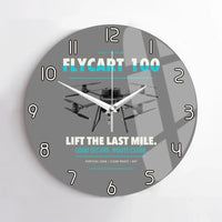 Thumbnail for DJI FlyCart 100 design on gray no frame wall clock