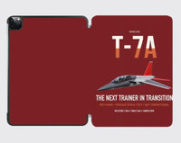 Thumbnail for T-7A Red Hawk design on dark red ipad tablet case
