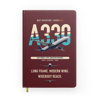 Thumbnail for Airbus A330-900neo design on dark red notebook