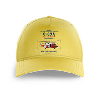 Thumbnail for Sikorsky S-92A design on yellow printed hat