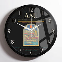 Thumbnail for Silvio Pettirossi International Airport ASU Wall-Clock Framed - Black