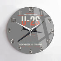 Thumbnail for U-2S Dragon Lady design on gray no frame wall clock