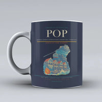 Thumbnail for Gregorio Luperón International Airport (POP) airport code design on dark blue ceramic mug