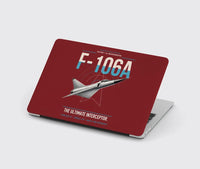 Thumbnail for F-106A Delta Dart design on dark red MacBook case