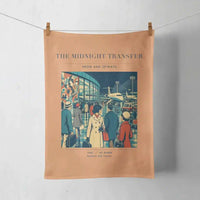 Thumbnail for VINTAGE G4117 - The Midnight Transfer - Designed Towels design on orange