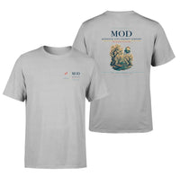 Thumbnail for Modesto City-County Airport (MOD) design printed on light gray double-side t-shirt
