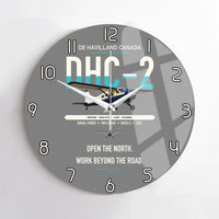 Thumbnail for DHC-2 Beaver Mk I design on gray no frame wall clock