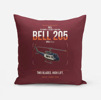 Thumbnail for Bell 205A-1++ design on dark red pillow