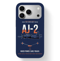 Thumbnail for AJ-2 Savage Tanker design on navy blue magsafe iphone case, for iPhone 17 Pro