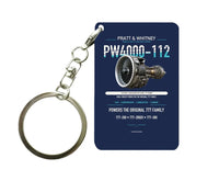 Thumbnail for PW4000-112 Key Chain design on navy blue key chain