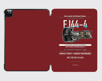 Thumbnail for FJ44-4 design on dark red ipad tablet case