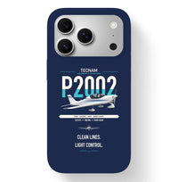 Thumbnail for Tecnam P2002 Sierra MkII design on navy blue magsafe iphone case, for iPhone 17 Pro