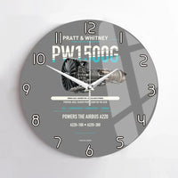 Thumbnail for PW1500G design on gray no frame wall clock