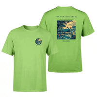 Thumbnail for VINTAGE G4531 - The Dawn Dispersal - Double-Side T-Shirt design on lightgreen double side t shirt