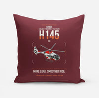 Thumbnail for Airbus H145 D3 design on dark red pillow