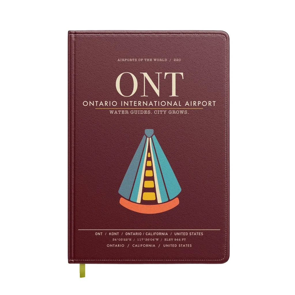 Ontario International Airport ONT - Dark Red