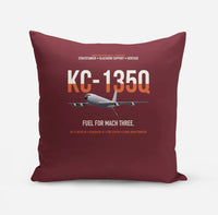 Thumbnail for KC-135Q Blackbird Tanker design on dark red pillow