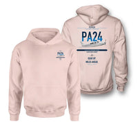 Thumbnail for Piper PA-24-250 Comanche 250 design on pink double-side hoodie, double-side print