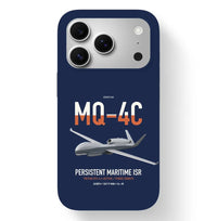 Thumbnail for MQ-4C Triton IFC-4 design on navy blue magsafe iphone case, for iPhone 17 Pro