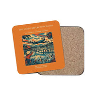 Thumbnail for The Paddy Reflection Roads - Designed Coasters design on orange 1-piece