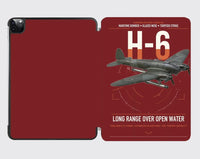 Thumbnail for Heinkel He 111H-6 design on dark red ipad tablet case