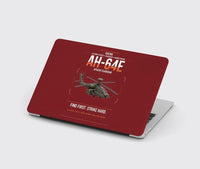 Thumbnail for Boeing AH-64E Apache Guardian design on dark red MacBook case