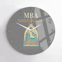 Thumbnail for Moi International Airport (MBA) design on gray no frame wall clock