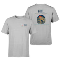 Thumbnail for Erbil International Airport (EBL) design printed on light gray double-side t-shirt